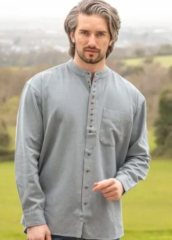 Clearance Sweater Shop Traditional Grandfather Shirt Cloud