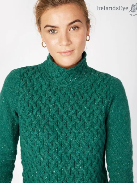 Clearance Sweater Shop Trellis Sweater Green Garden
