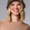 Clearance Sweater Shop Tweed Flapper Cap Col. 41