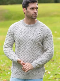 New Sweater Shop Unisex Super Soft Merino Wool Sweater Oatmeal