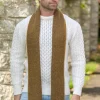 Outlet Sweater Shop Wool and Cashmere Herringbone Scarf - 2444