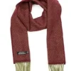 Discount Sweater Shop Wool and Cashmere Herringbone Scarf - 2413