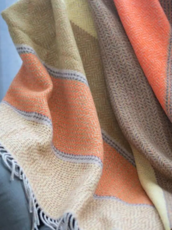 Outlet Sweater Shop Wool and Cashmere Throw Col.1402